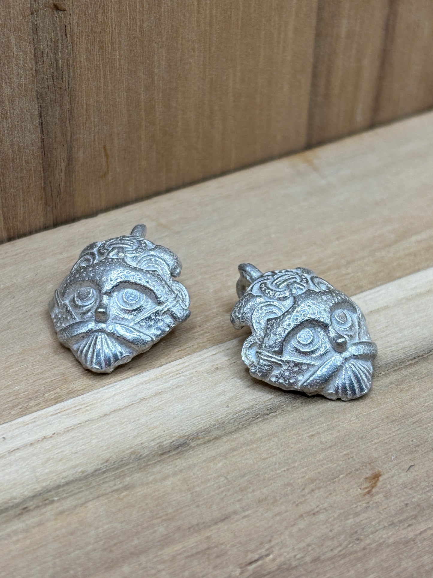 historical Loki mask pendant, Mammen style