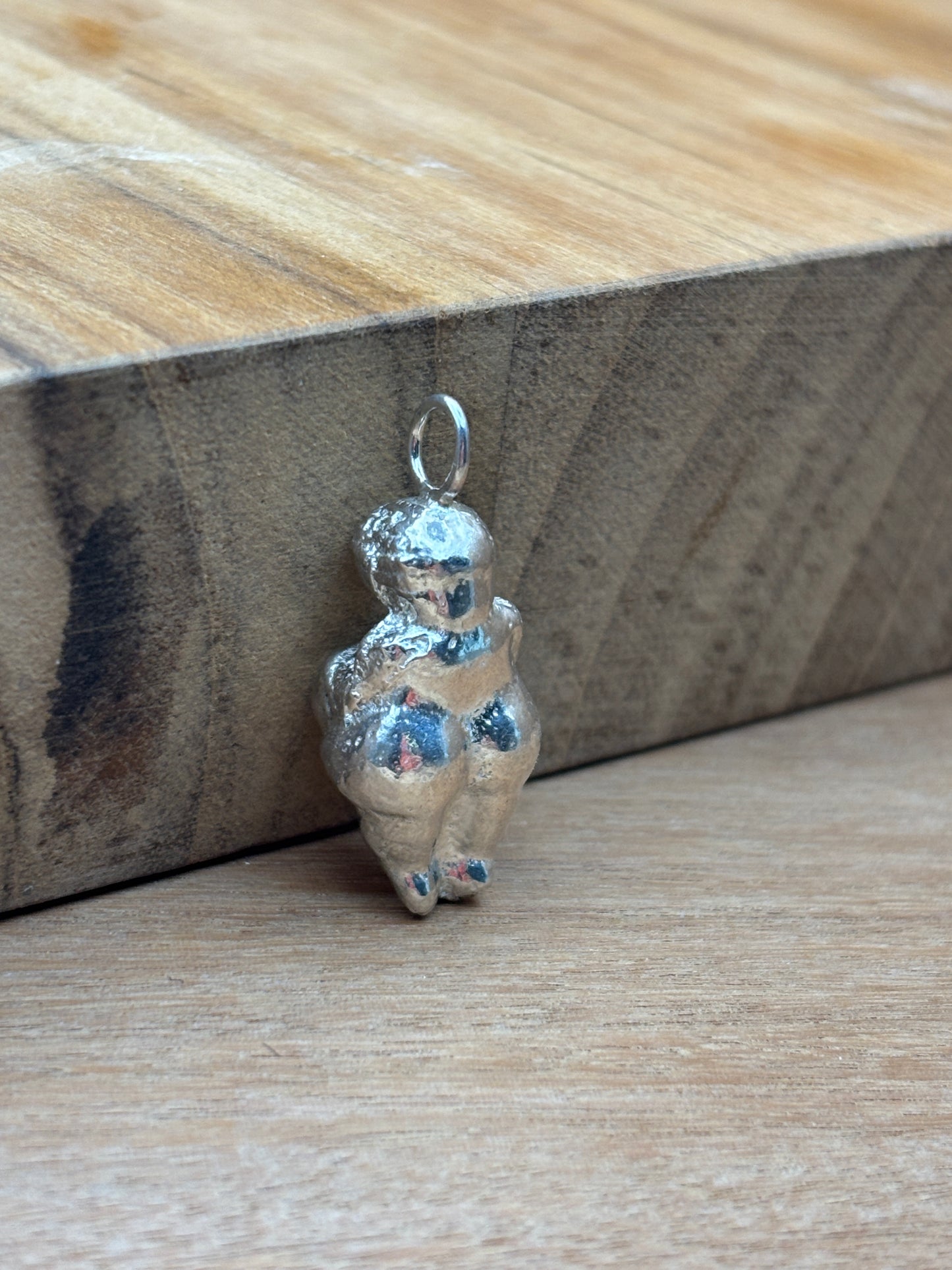 Venus of Willendorf pendant, Sterling silver