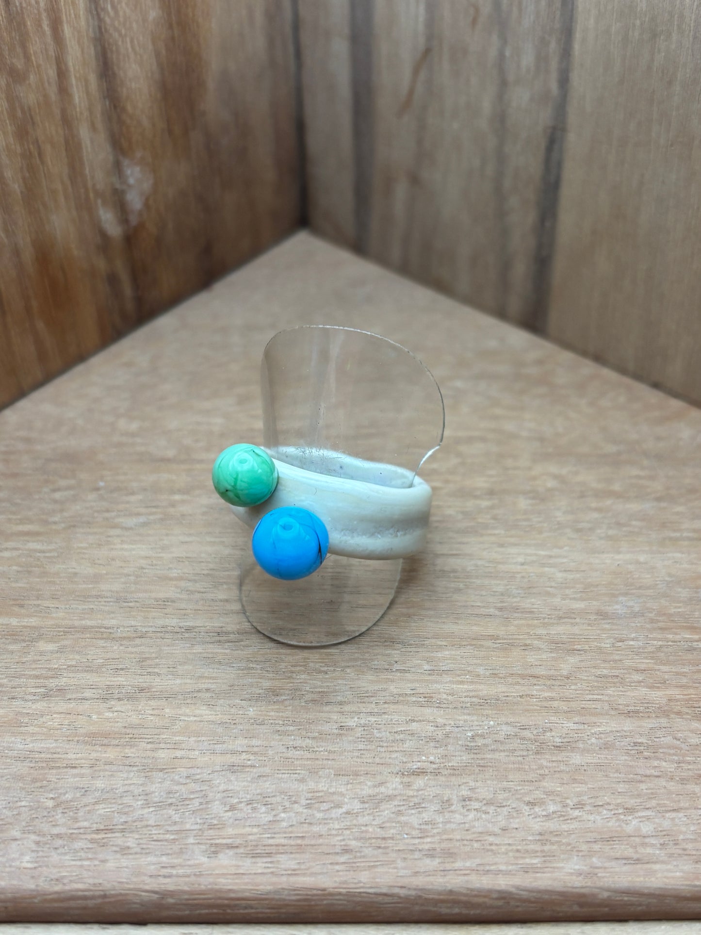 Glass Colorful ring.