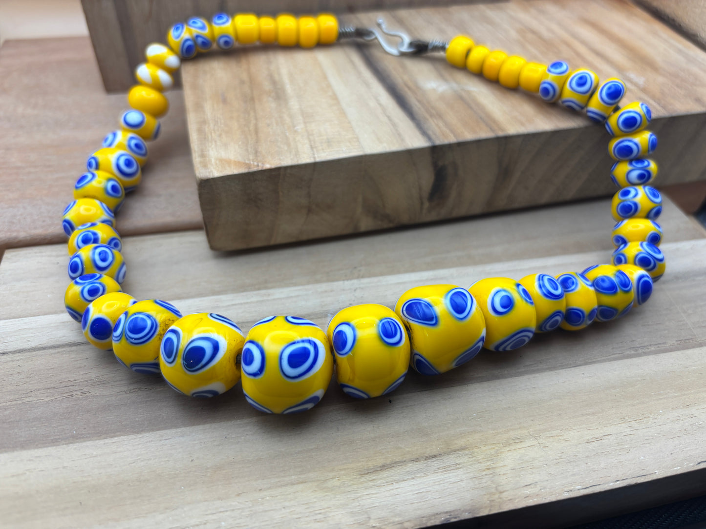 Balkan Celtic Glass Necklace