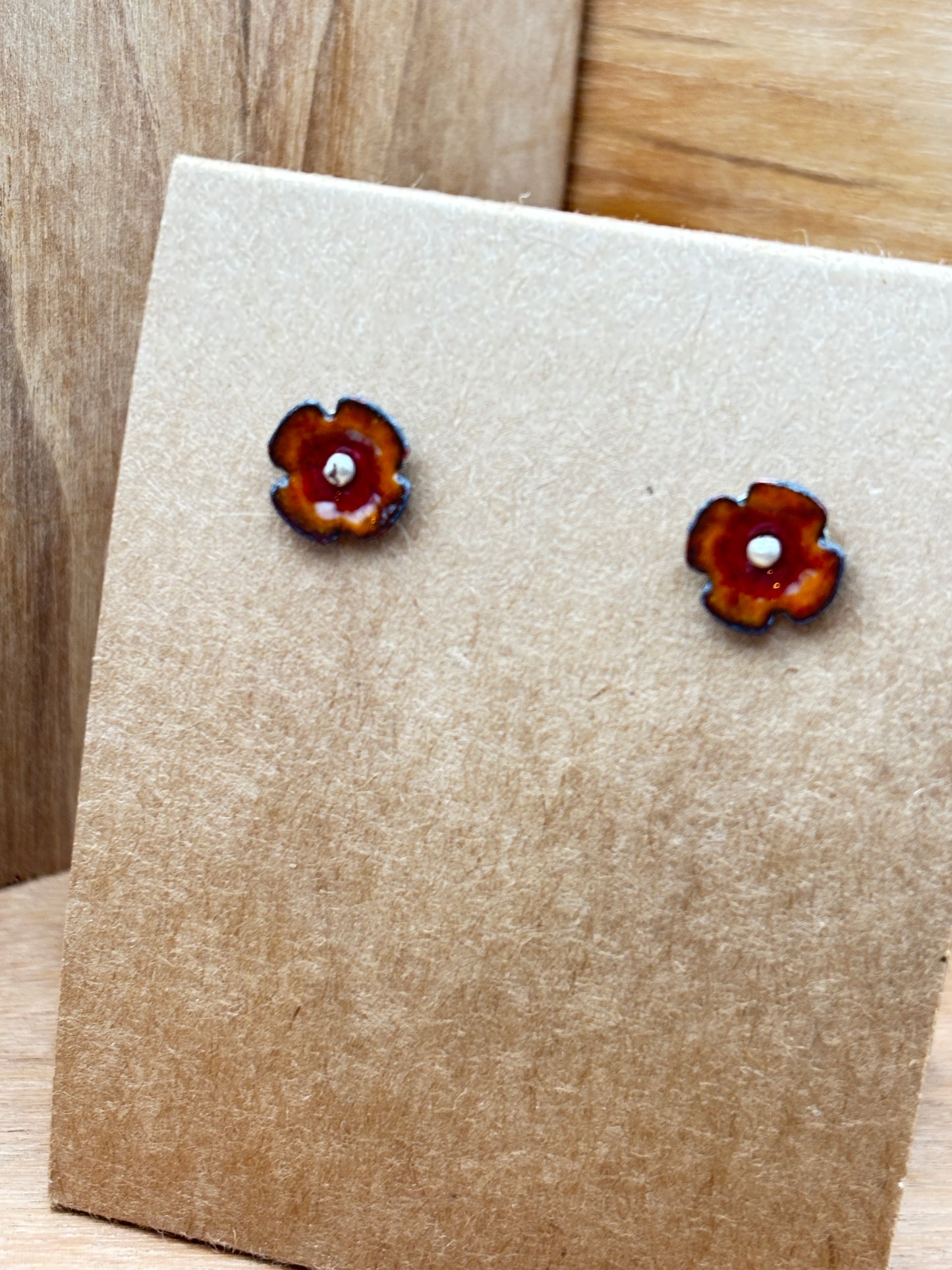 Hanami Enamel Studs